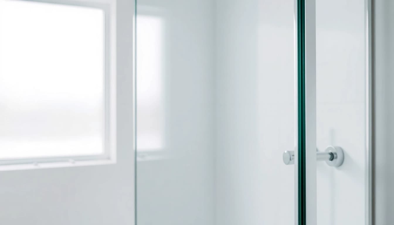 Enhance your bathroom aesthetics with a corner shower screen frameless, showcasing modern design and elegance.
