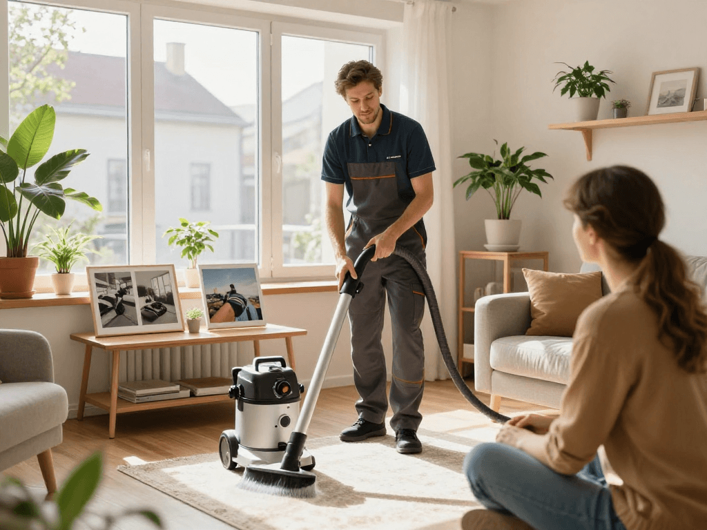 Pranie tapicerki we Wrocławiu z panda-cleaner.pl - profesjonalne czyszczenie w przytulnym wnętrzu.