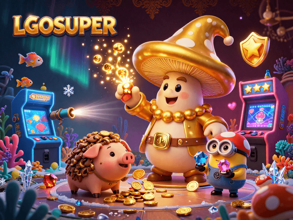 Engage in thrilling fish shooting gameplay on the LGOSUPER platform packed with treasures and excitement.