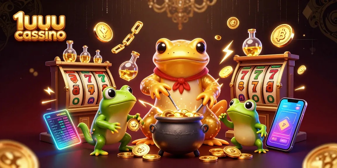 Ganhe com o 1uuu cassino em uma ilustração 3D repleta de ação e elementos mágicos.
