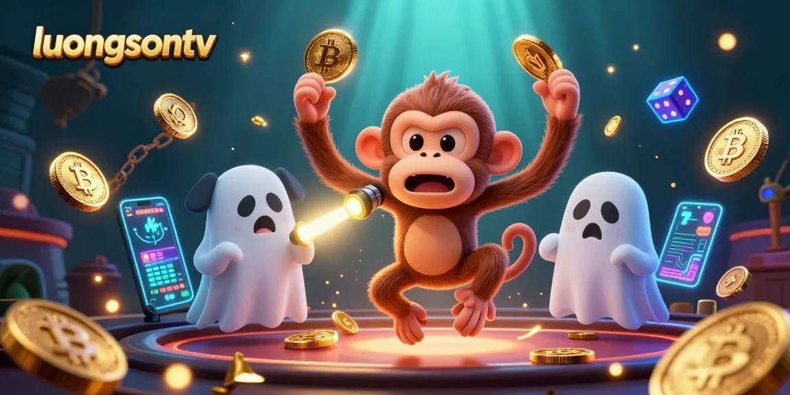 Experience thrilling action with luongsontv's captivating ghostly characters in a lively casino scene.