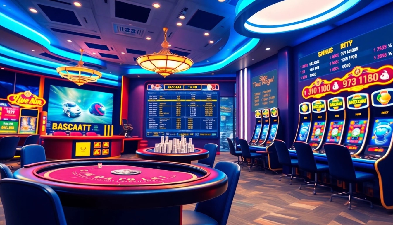 Engaging MMOO gaming interface showcasing live dealer games, sports betting, and slot options.