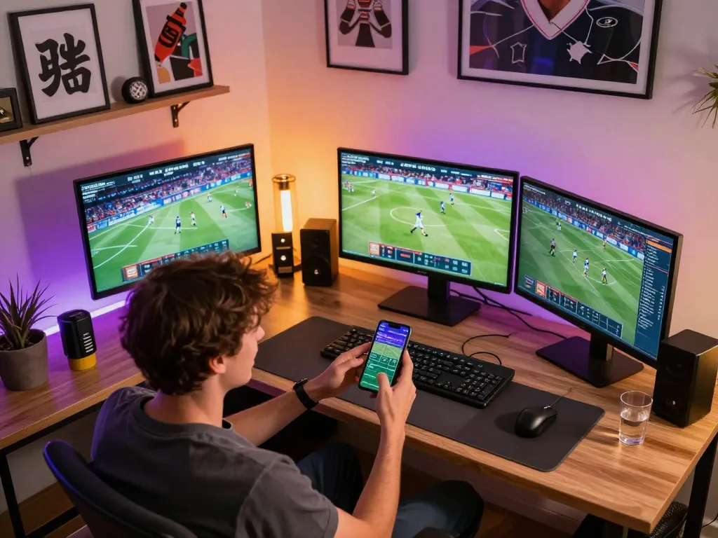 Engaging online betting experience with dn88 app on smartphone, showcasing action-packed sports events and strategic gameplay.