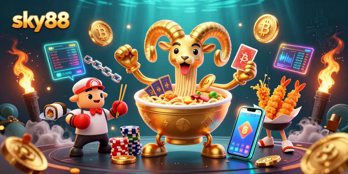 Engage in exciting betting at sky88 with colorful casino characters and dynamic 3D elements.