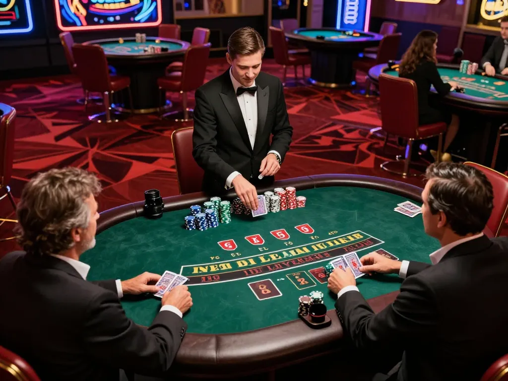 Players engaging at a blackjack table in TT88 casino for thrilling gameplay experience