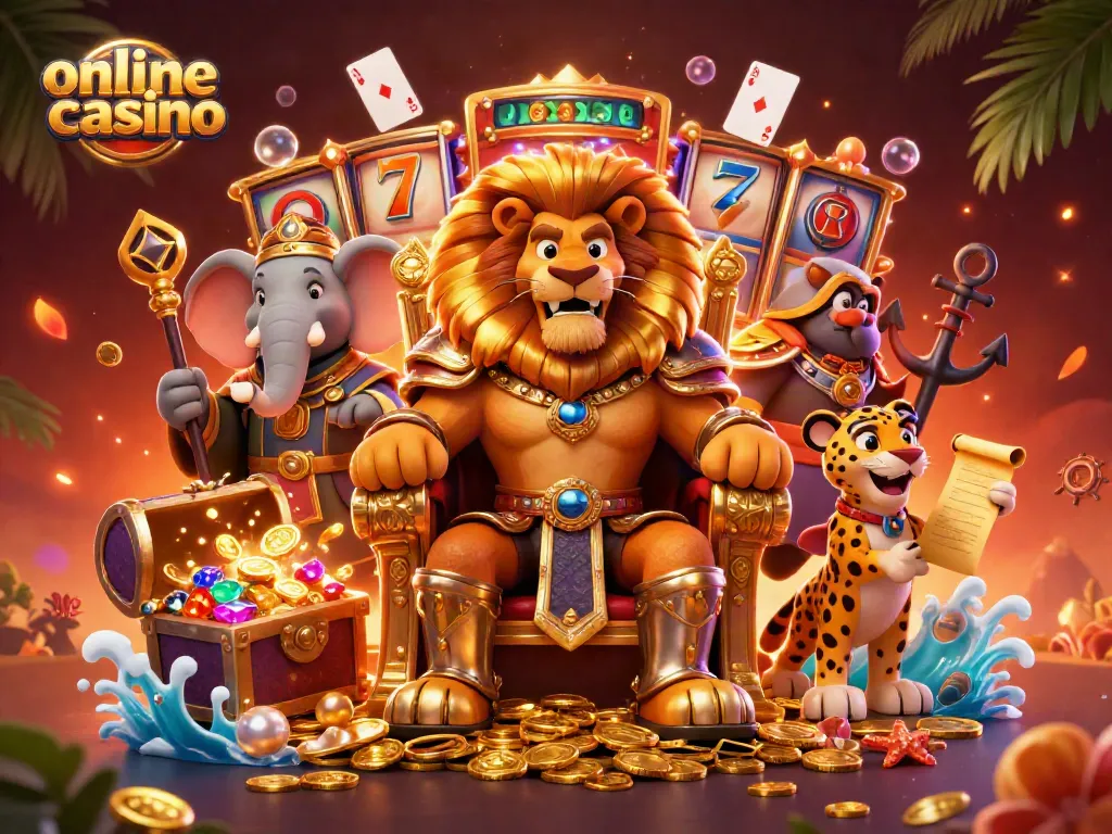 Gioca nei migliori casino online con elementi vivaci tra animali realizzati in 3D e simboli fortunati.