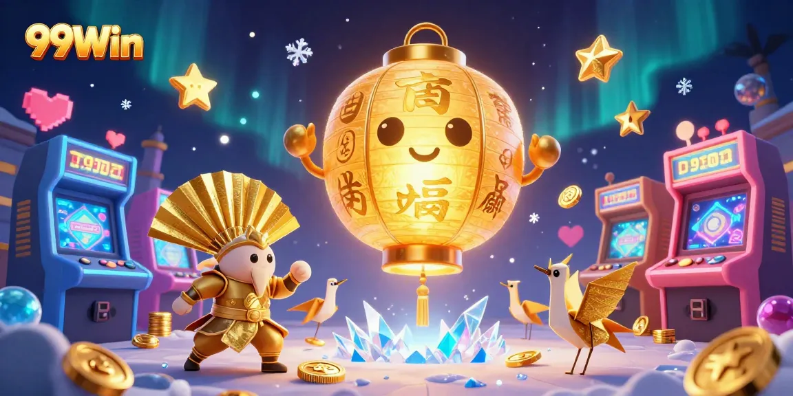 Experience the excitement of 99Win with vibrant casino elements and magical themes.