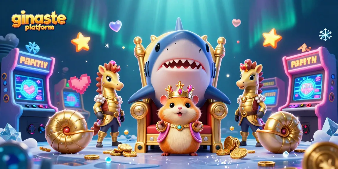 Engage with the ginaste platform, showcasing an exciting underwater casino adventure with charming characters.