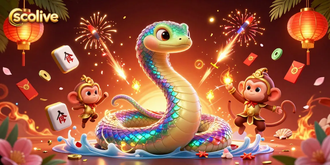 Socolive streams high-quality football action accompanied by vibrant characters and festive elements.