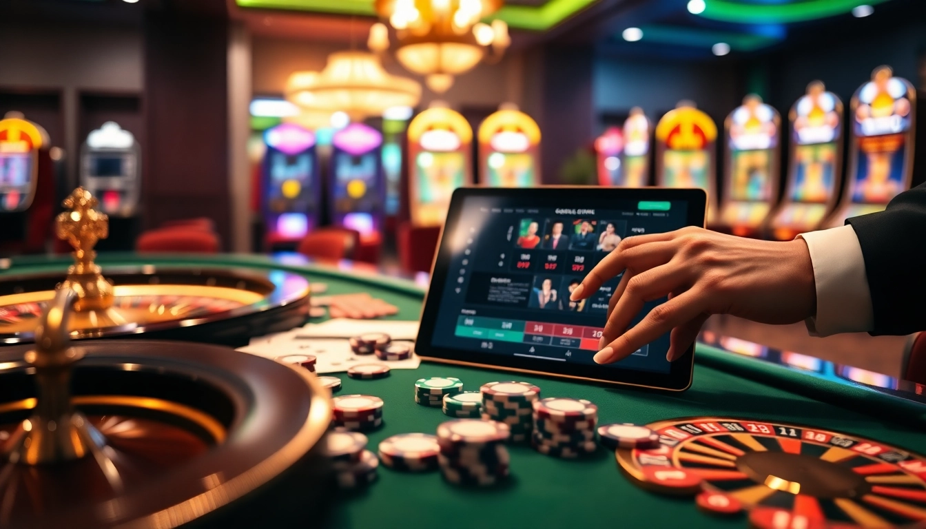 Watch thrilling online gambling action on https://bj88daga.dev/ with vibrant poker chips and rich casino atmosphere.