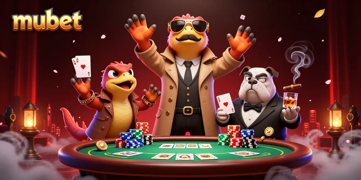 Place bets at mubet, as cartoon raptors in disguise attempt to enter a casino.