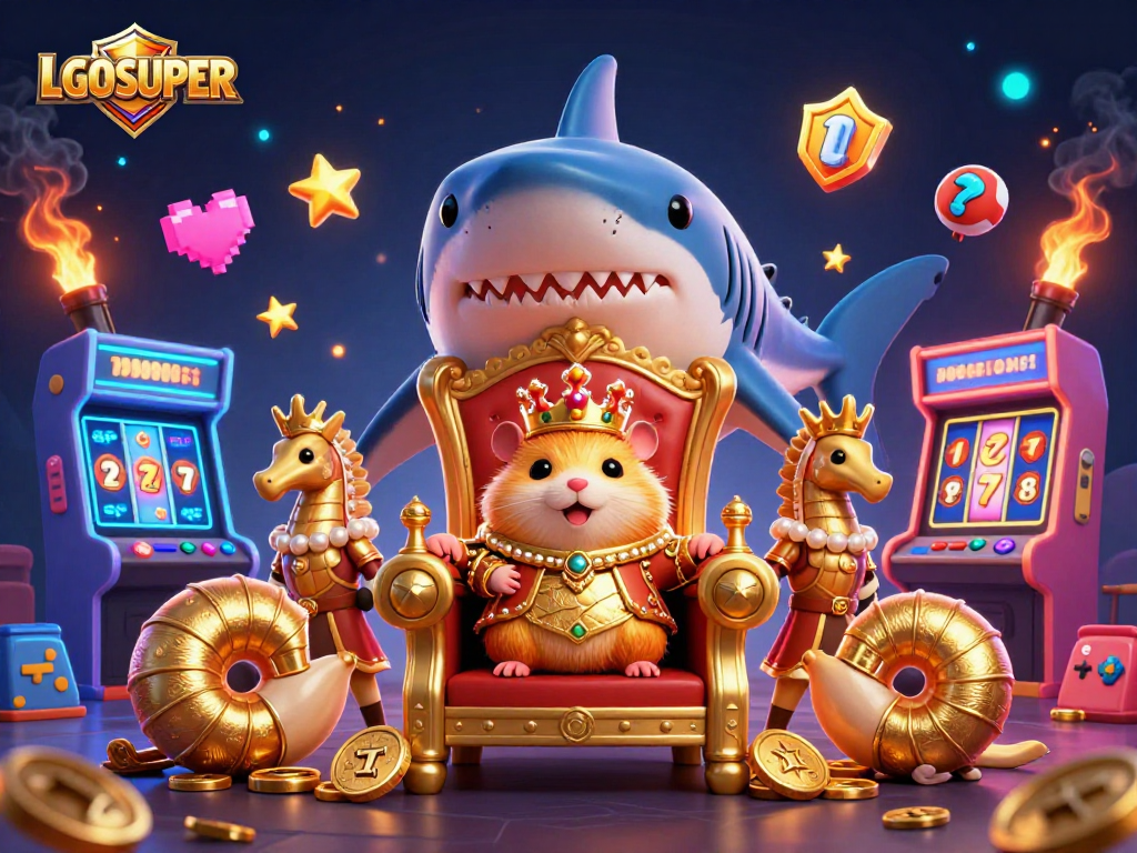 Engage with LGOSUPER's vibrant world of online slots, featuring immersive cartoon characters and dynamic gaming elements.