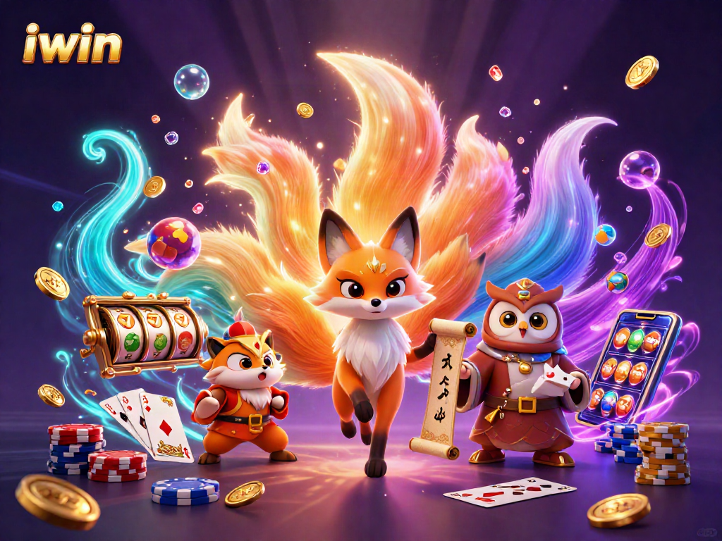 Engage in thrilling gaming adventures at iwin with vibrant characters and spectacular casino elements.