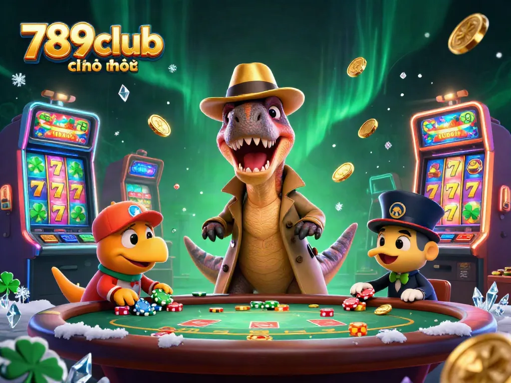Experience the excitement of 789club chính thức with colorful slots and playful dinosaur characters.