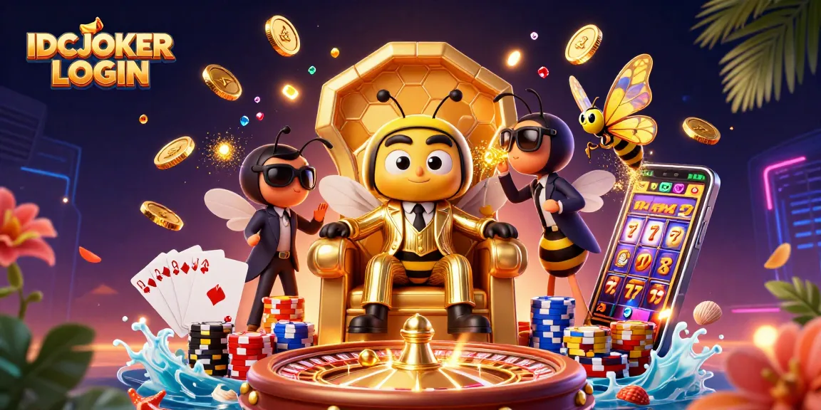 Win big with IDCJOKER LOGIN as the bumblebee mob boss reigns in a dynamic casino scene.