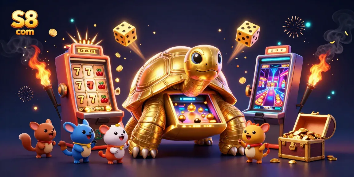 Experience the excitement of winning at S8 com with a vibrant casino scene bursting with energy and rewards.