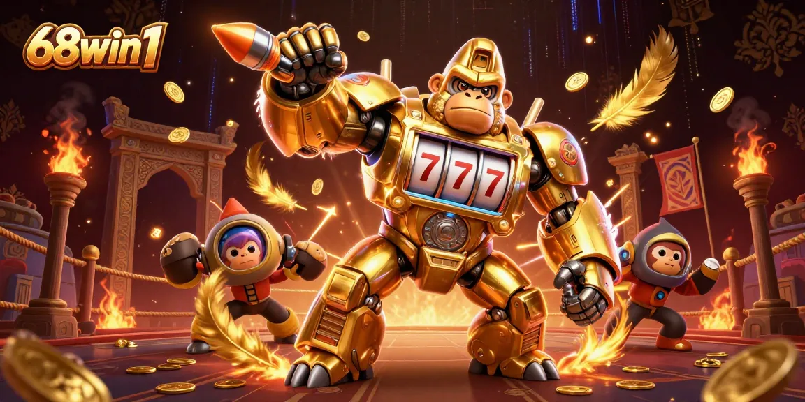 Experience thrilling wins with 68win1 in this vibrant casino mech adventure!