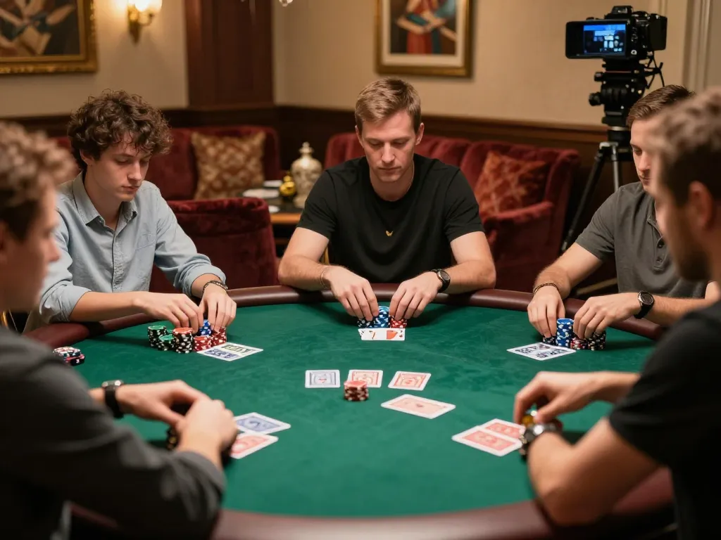 Engaging poker game at SC88 casino with players strategizing and placing bets.