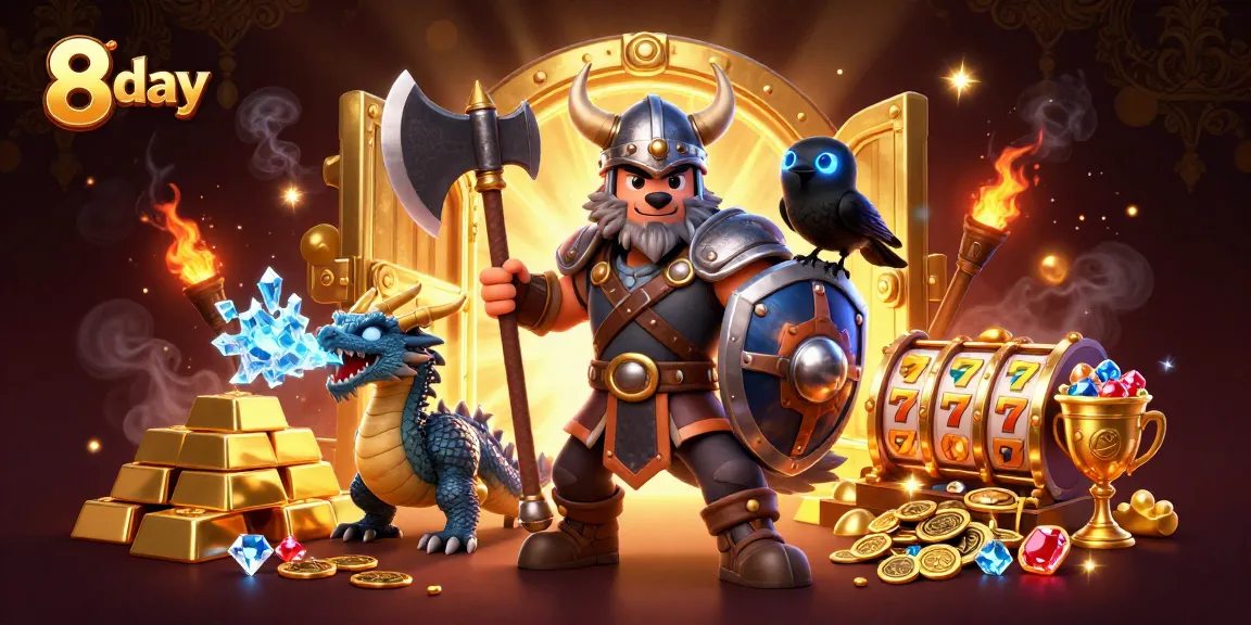 Experience the thrill of 8 day casino action with vibrant games and treasures