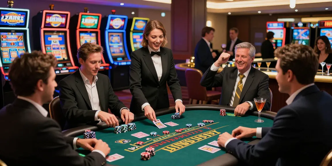 LUCK8 gaming action at an inviting casino with players engaged