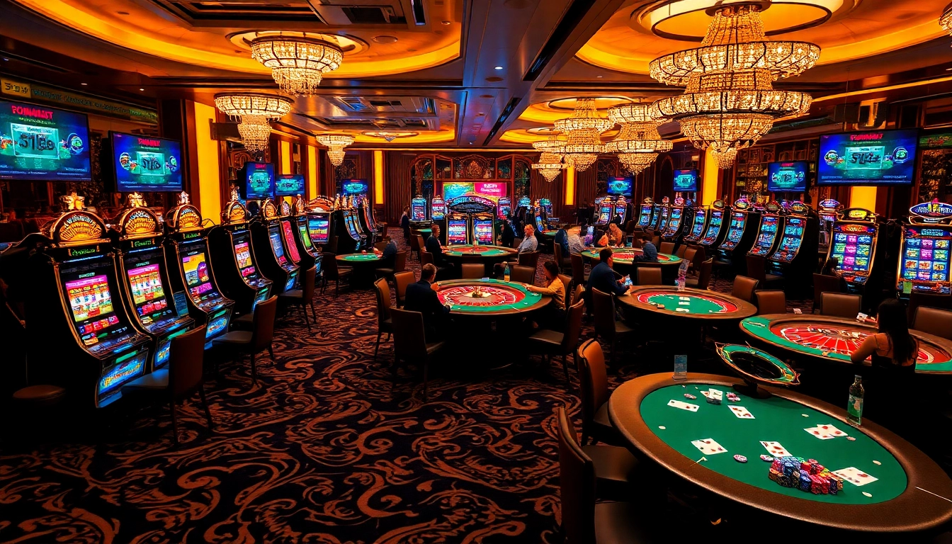Experience the excitement of 8kbet with vibrant casino games and lavish atmosphere.
