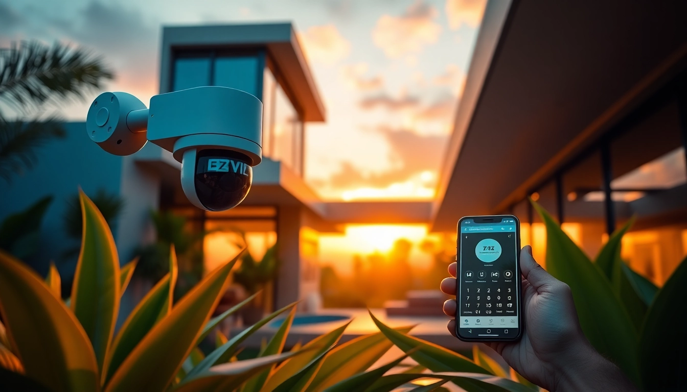 Instalaciones de cámaras de seguridad de Ezviz, aumentando la seguridad del hogar en Costa Rica.