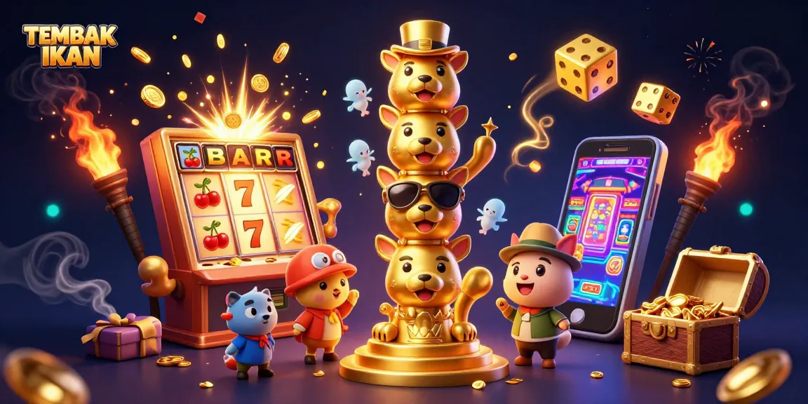 Engage with the vibrant world of TEMBAK IKAN, showcasing dynamic casino elements and colorful gaming experiences.