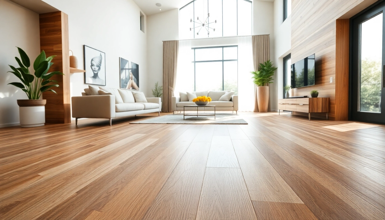 Discover luxury vinyl flooring near me with elegant design and inviting ambiance in a modern home.