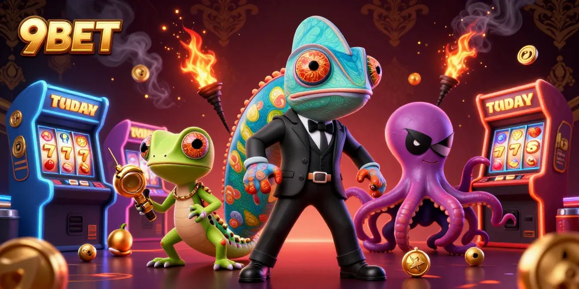 Experience thrilling gameplay at 9BET with dynamic characters and vibrant casino elements.