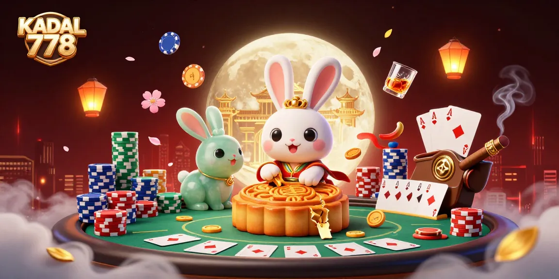KADAL 778 showcases a vivid online poker scene with dynamic characters, casino elements, and rich illustrations.