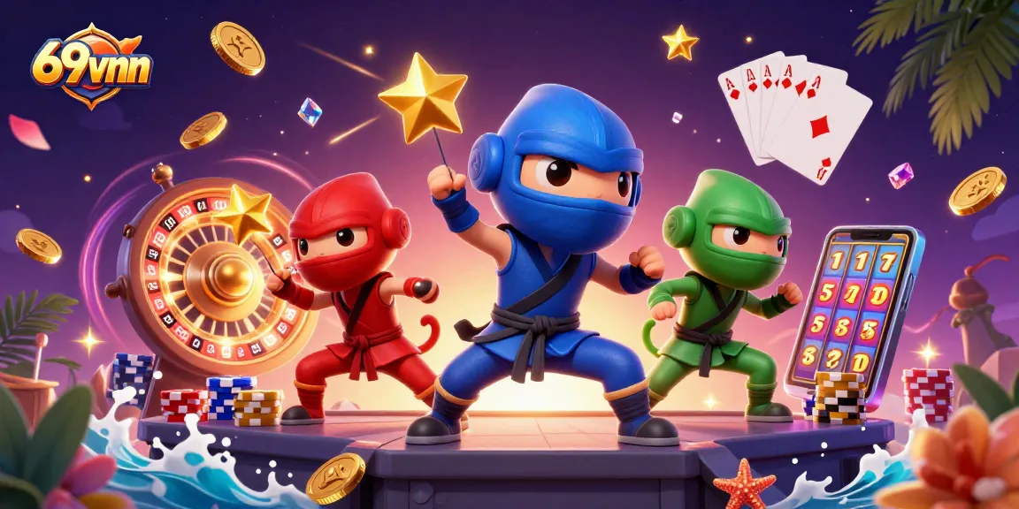 Engage with the exciting 69vnn casino experience featuring ninja chameleons and dazzling game elements!
