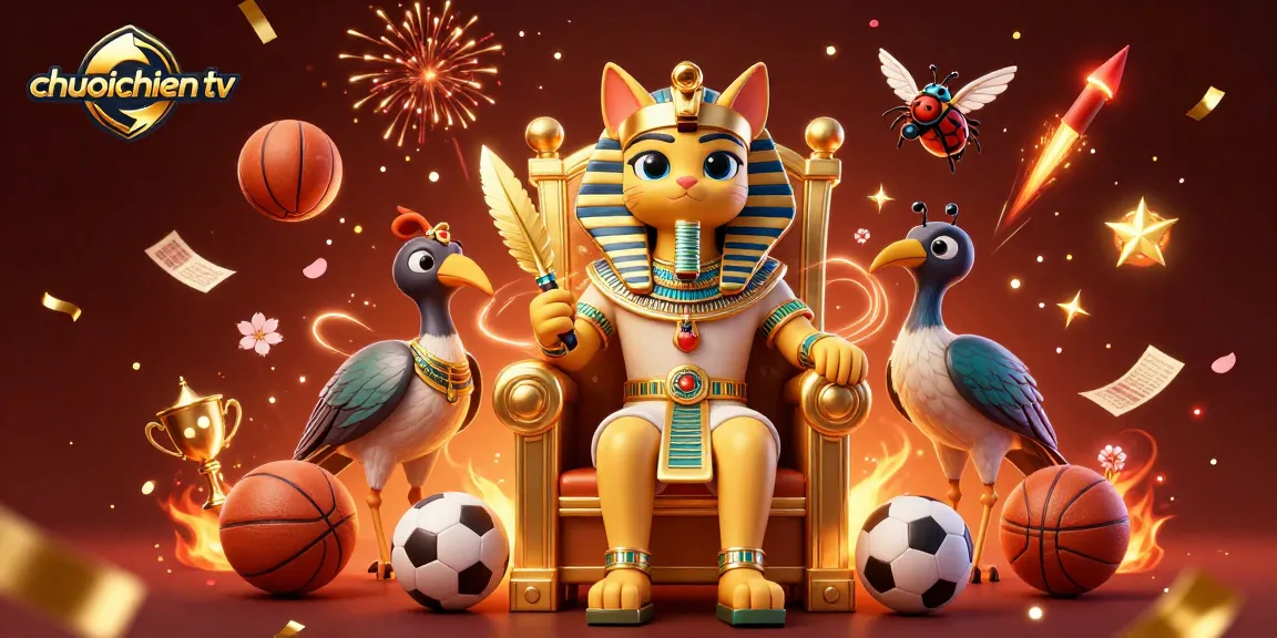 Experience thrilling sports betting with chuoichien tv's dynamic illustration featuring engaging elements.
