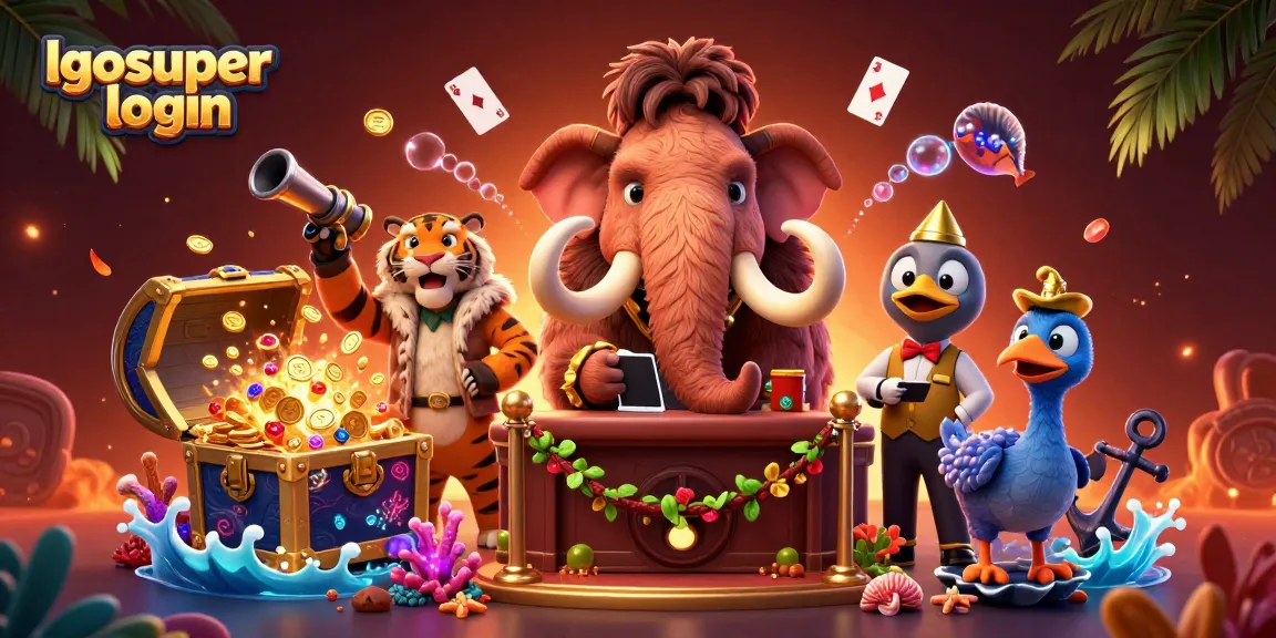 Experience the excitement of lgosuper login with vibrant casino characters and dynamic game elements.