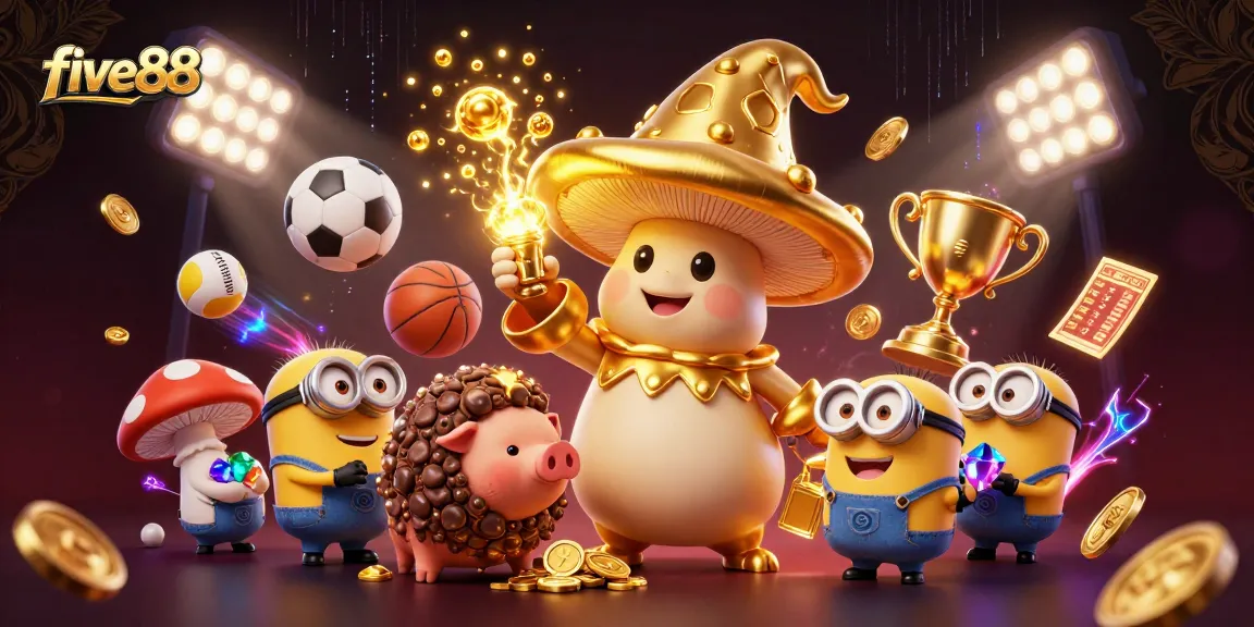 Engage with five88’s dynamic gaming world featuring vibrant characters and thrilling sports elements.