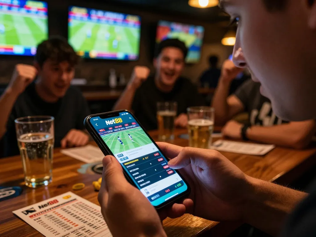 Place bets on the Net88 sports app during exciting live sports action