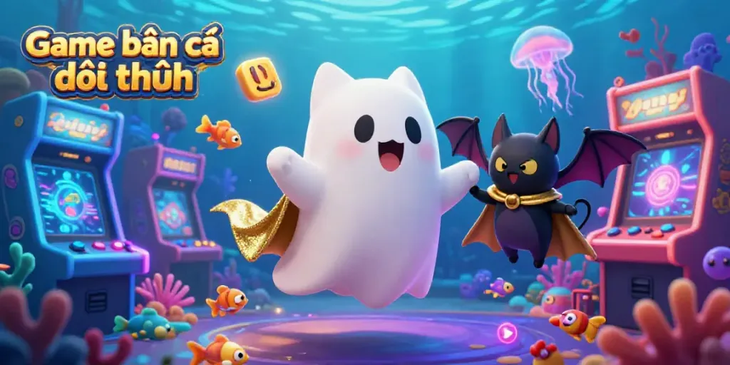 Experience the excitement of Game bắn cá đổi thưởng with lively characters and dynamic gameplay elements.