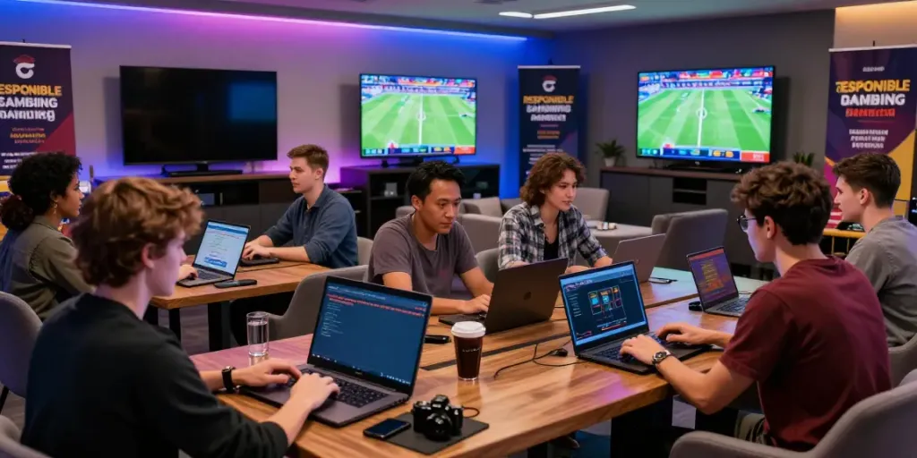 Engaged players enjoying betawi777.com online gaming with responsible gambling focus.
