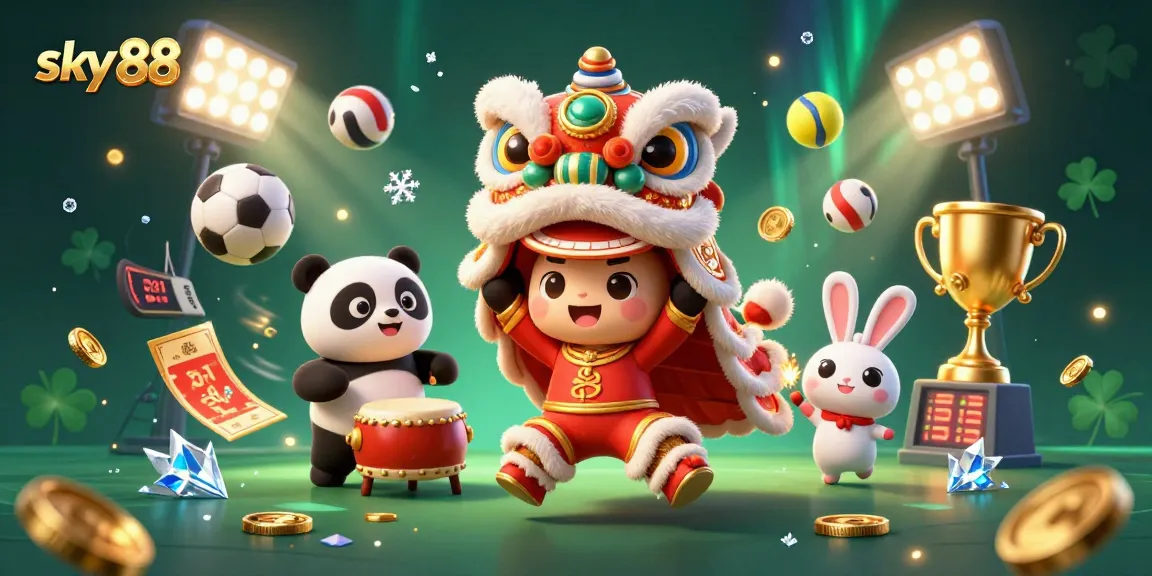 Bet on sky88 with engaging characters celebrating a thrilling win in sports!
