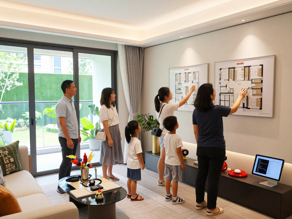 Wynwood Grand EC show flat tour showcasing modern living spaces and community interaction.