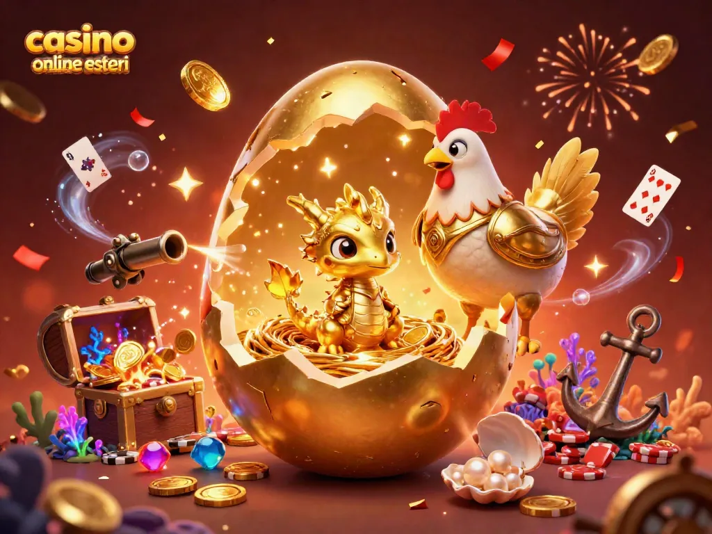 Gioca nei migliori casino online esteri e scopri un drago d'oro tra le fiches.