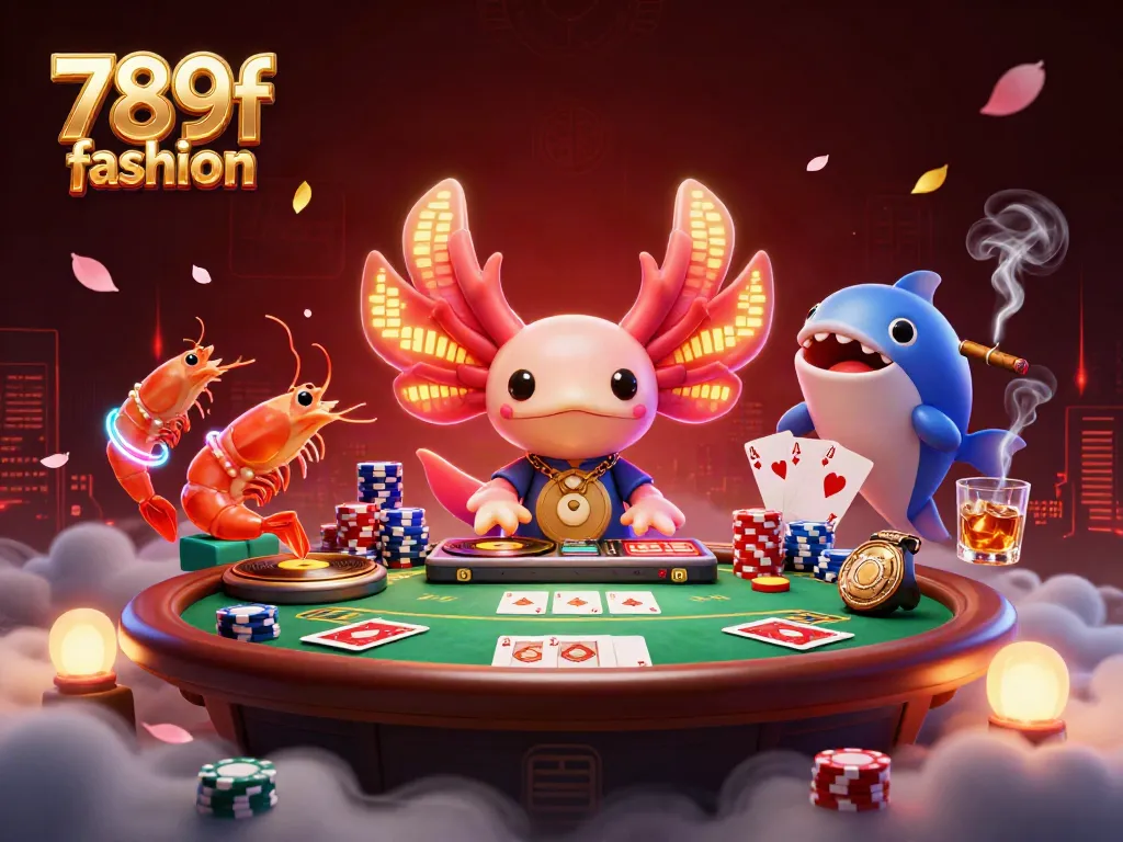 Engage in thrilling gameplay at 789f fashion, featuring vibrant characters and casino elements in a dynamic scene.