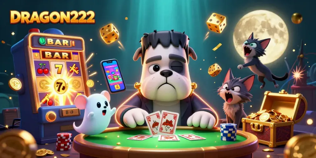 DRAGON222 menghadirkan permainan kasino mendebarkan dengan monster Frankenstein dan elemen slot yang menggiurkan.