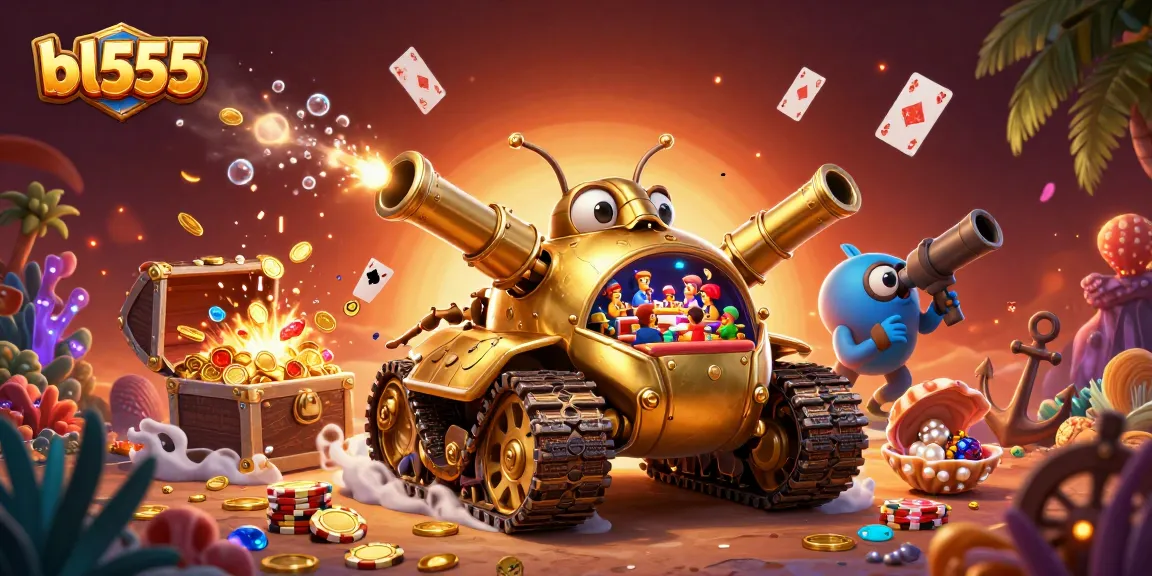 Experience the excitement of bl555 in a vibrant 3D casino tank battle.