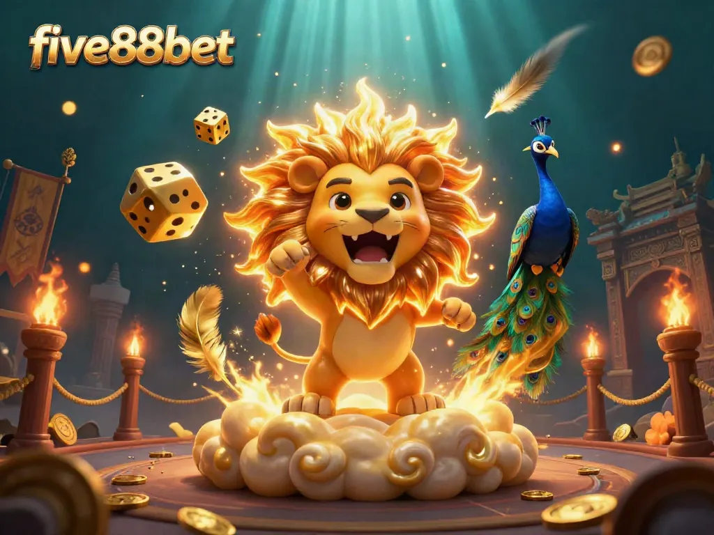 Experience exhilarating gaming at five88bet with vibrant casino adventures featuring animated elements.