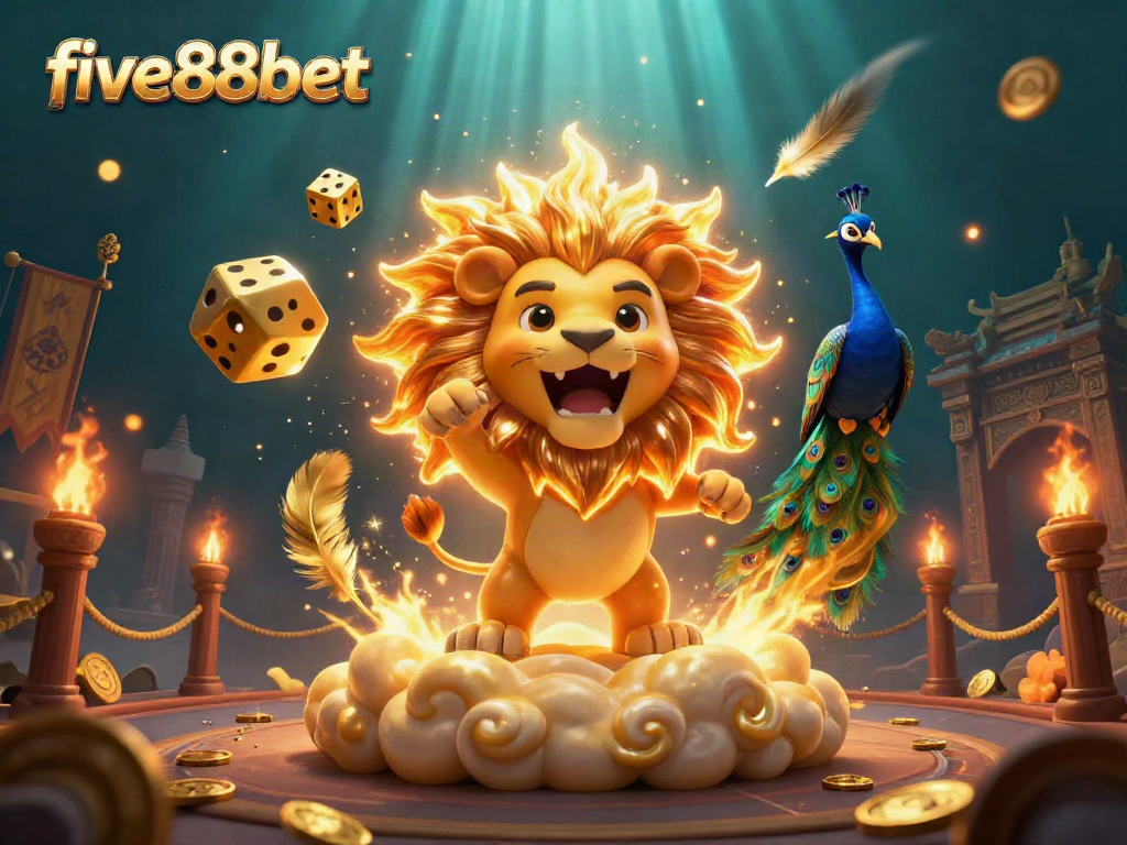 Experience exhilarating gaming at five88bet with vibrant casino adventures featuring animated elements.