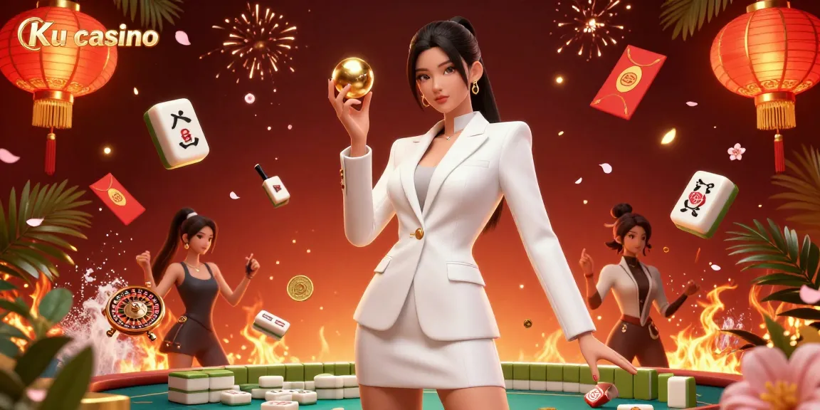 Engage in thrilling gameplay at Ku casino, where vibrant elements and gold accents enhance the online gambling experience.