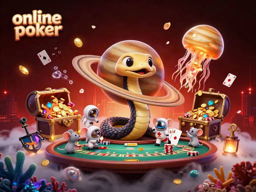 Juega al online poker España con emoción en un entorno de póker cósmico.