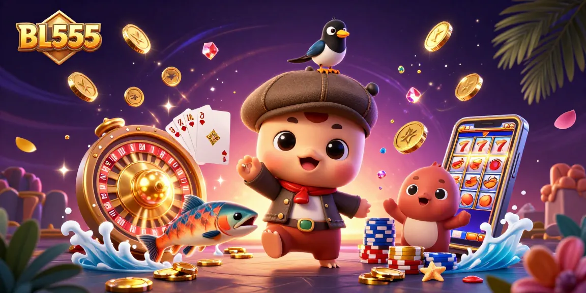 Experience the excitement of BL555 with lively games and vibrant creatures bringing dynamic casino fun.