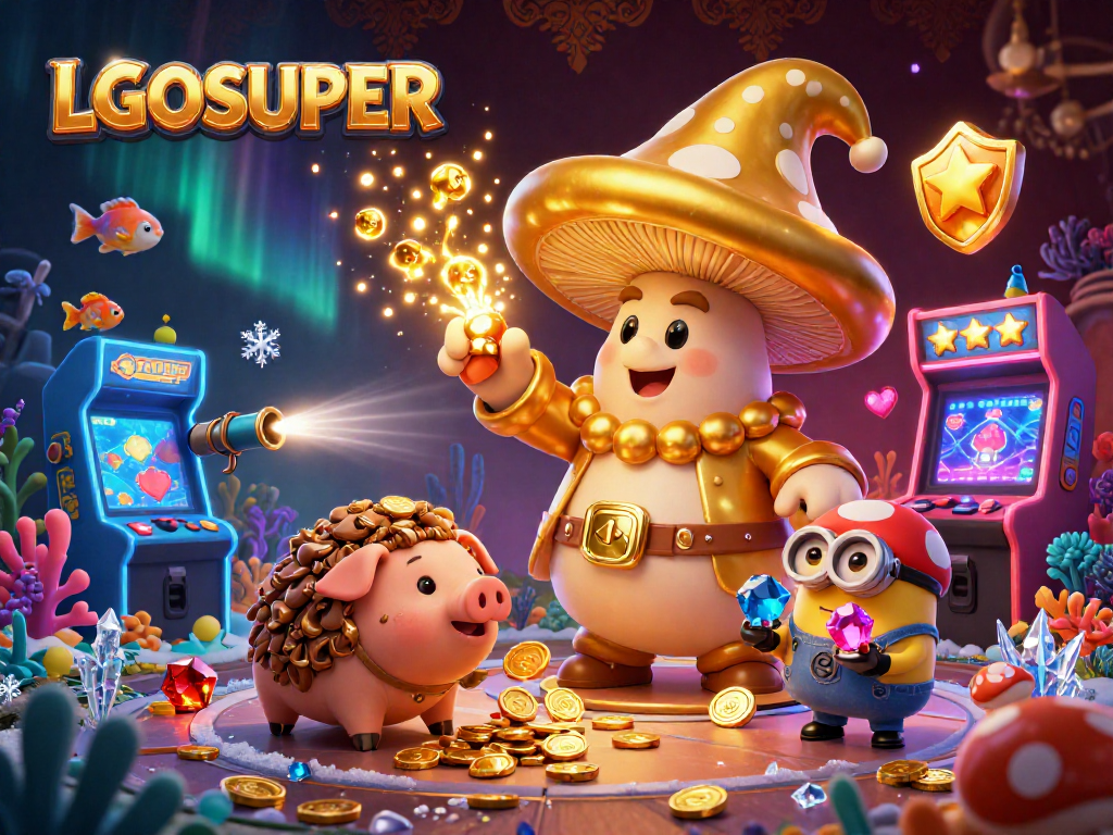 Engage in thrilling fish shooting gameplay on the LGOSUPER platform packed with treasures and excitement.