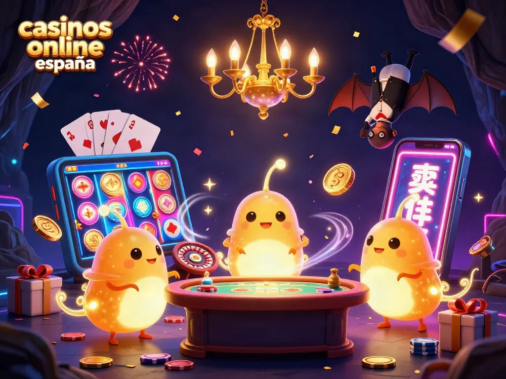 Juega en casinos online España iluminados por luciérnagas con su luz dorada mientras disfrutas de emocionantes juegos.